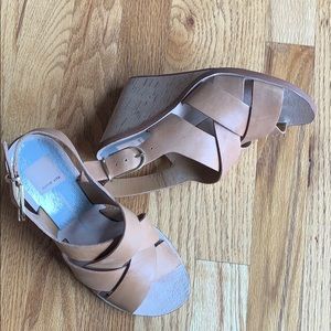 Dolce Vita cork wedge heels. Size 7.